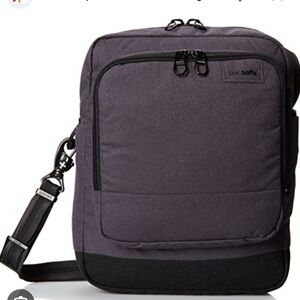 Pacsafe Men's Black and Gray Crossbody Bag